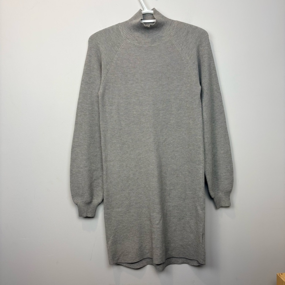 Gentle Fawn Heather Grey Mock Neck Sweater Dress
